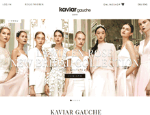 Tablet Screenshot of kaviargauche.com